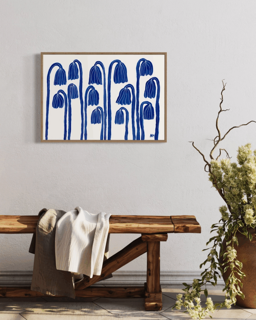 Nancy McKie "Three blue flowers" – Bild 2