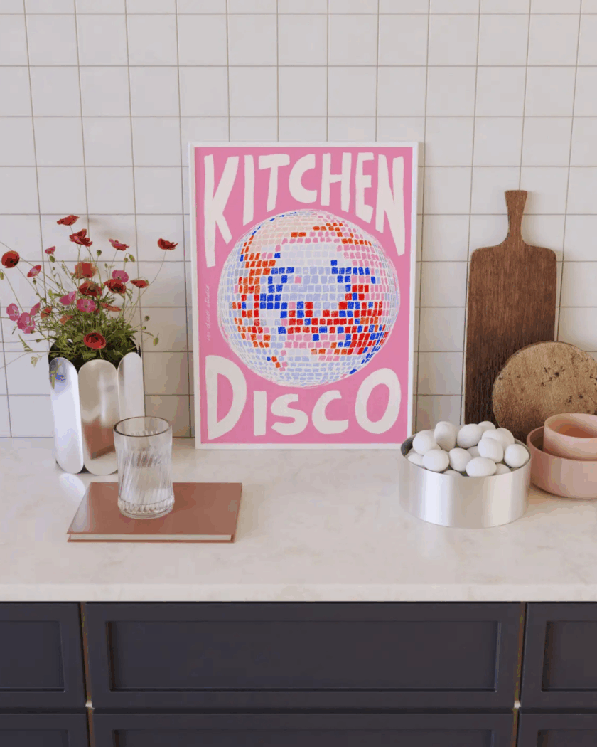 RM Decor Studio "Kitchen Disco" Print – Bild 3