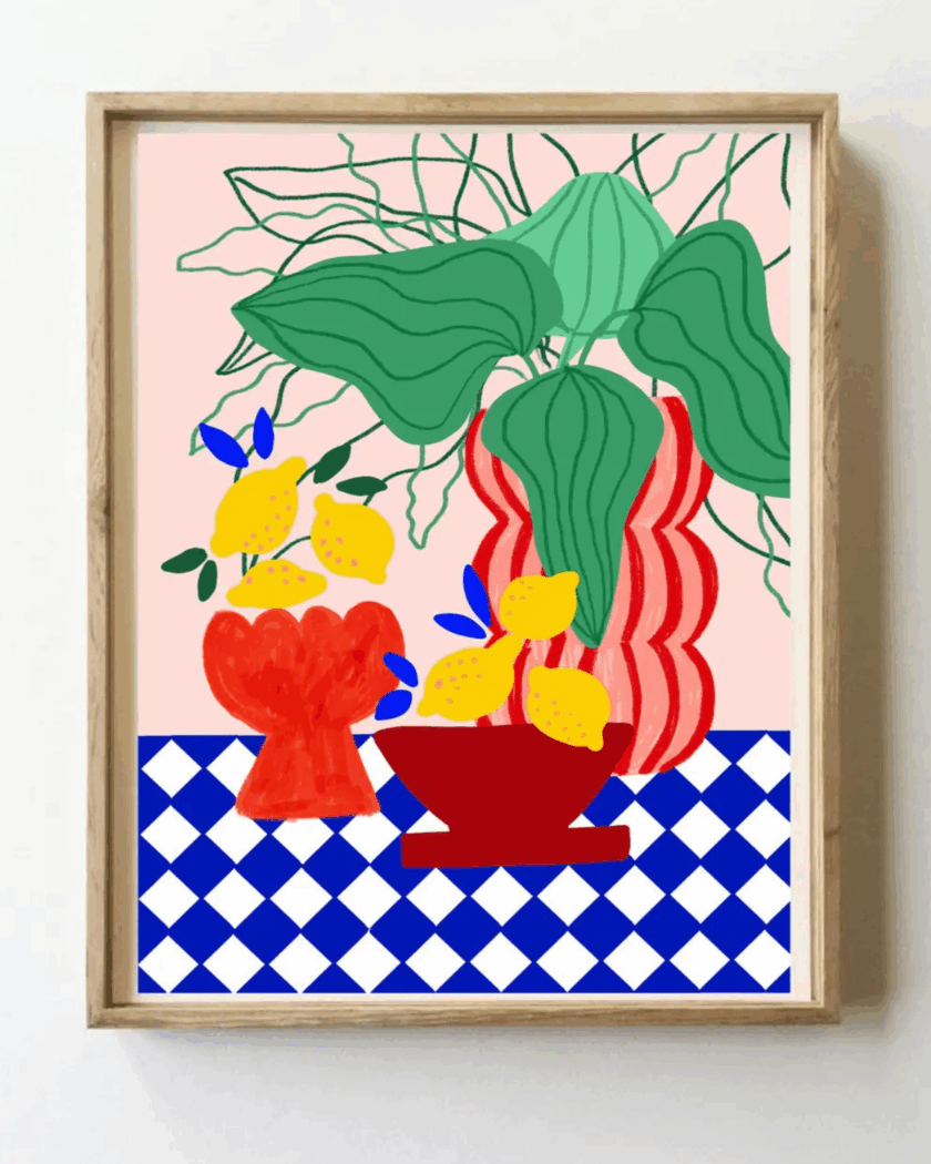 Teresa Rego "Blue Tiles and Lemons" – Bild 3