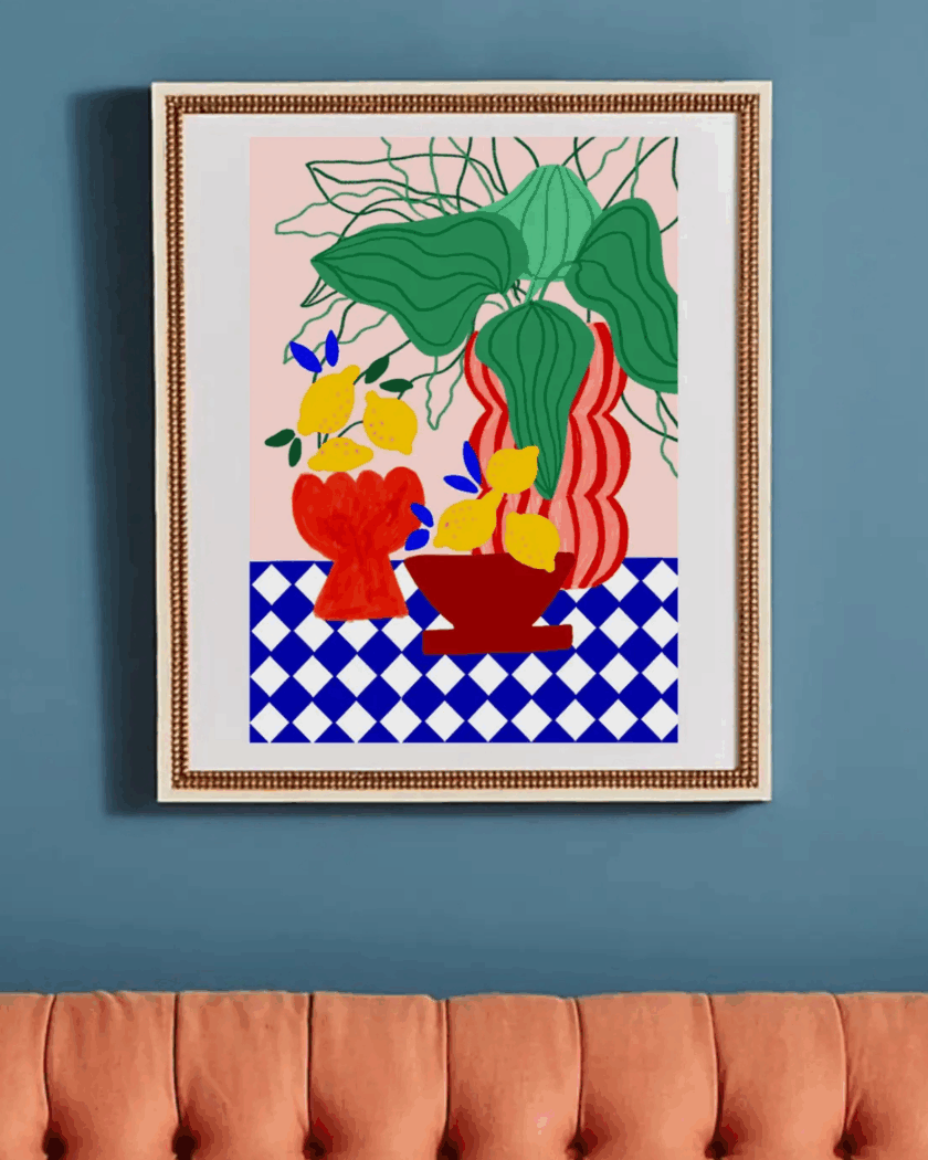 Teresa Rego "Blue Tiles and Lemons" – Bild 2