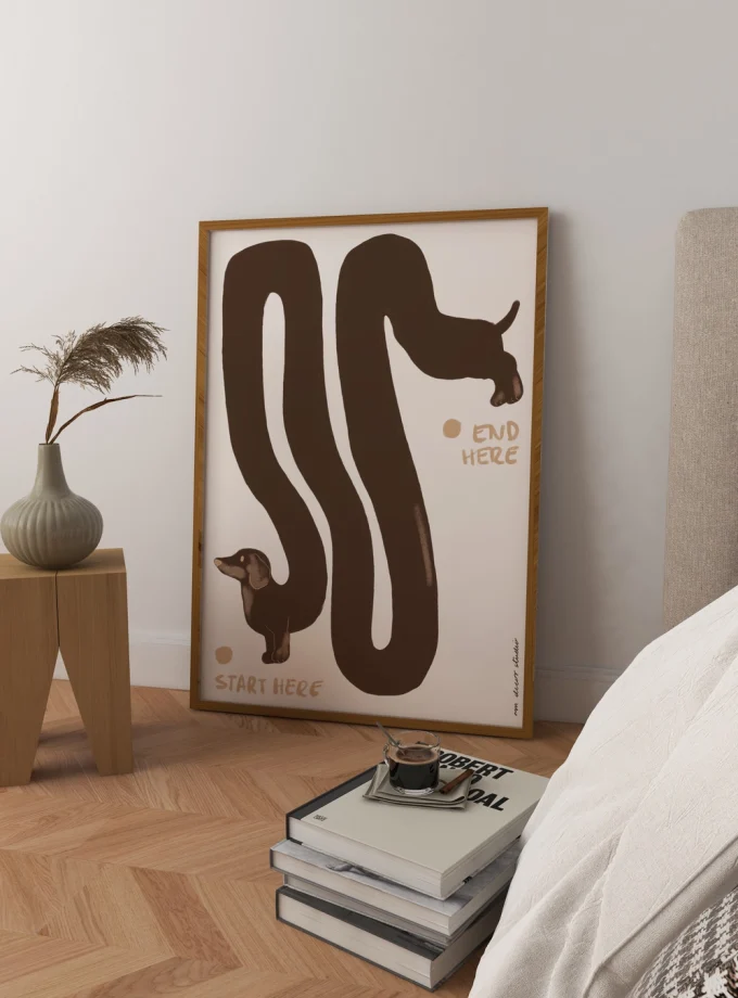 RM Decor Studio "Dachshund" Print