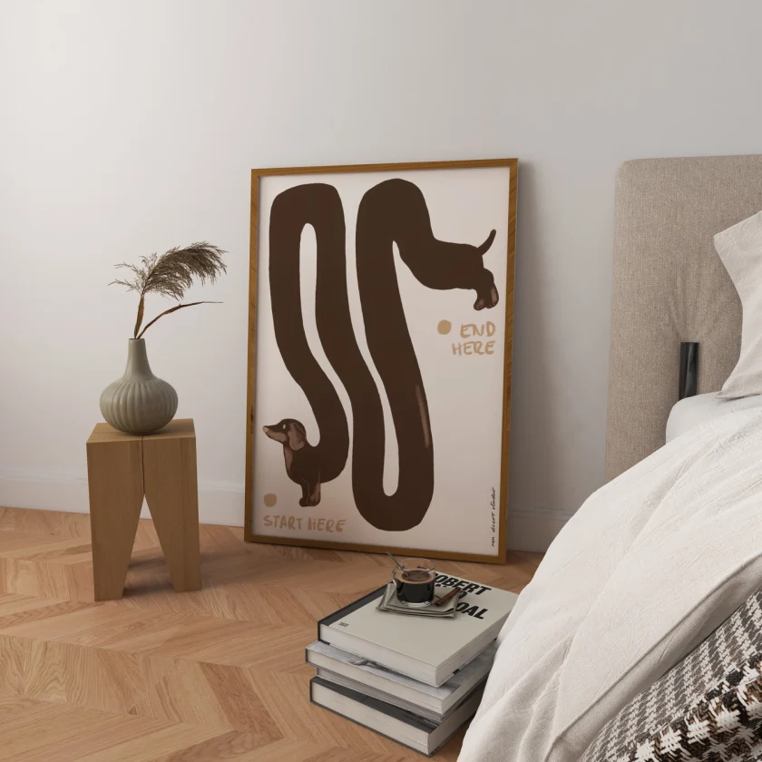 RM Decor Studio "Dachshund" Print