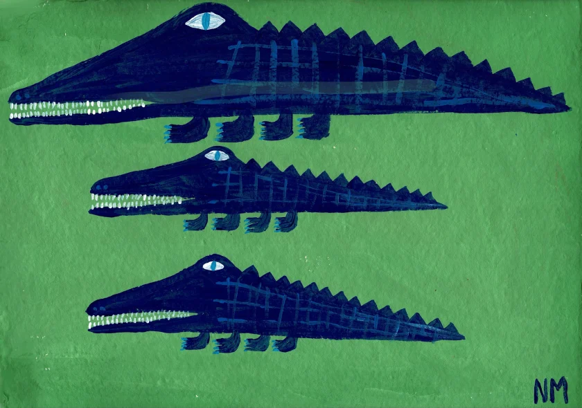 Nancy McKie "Blue crocodiles" – Bild 2