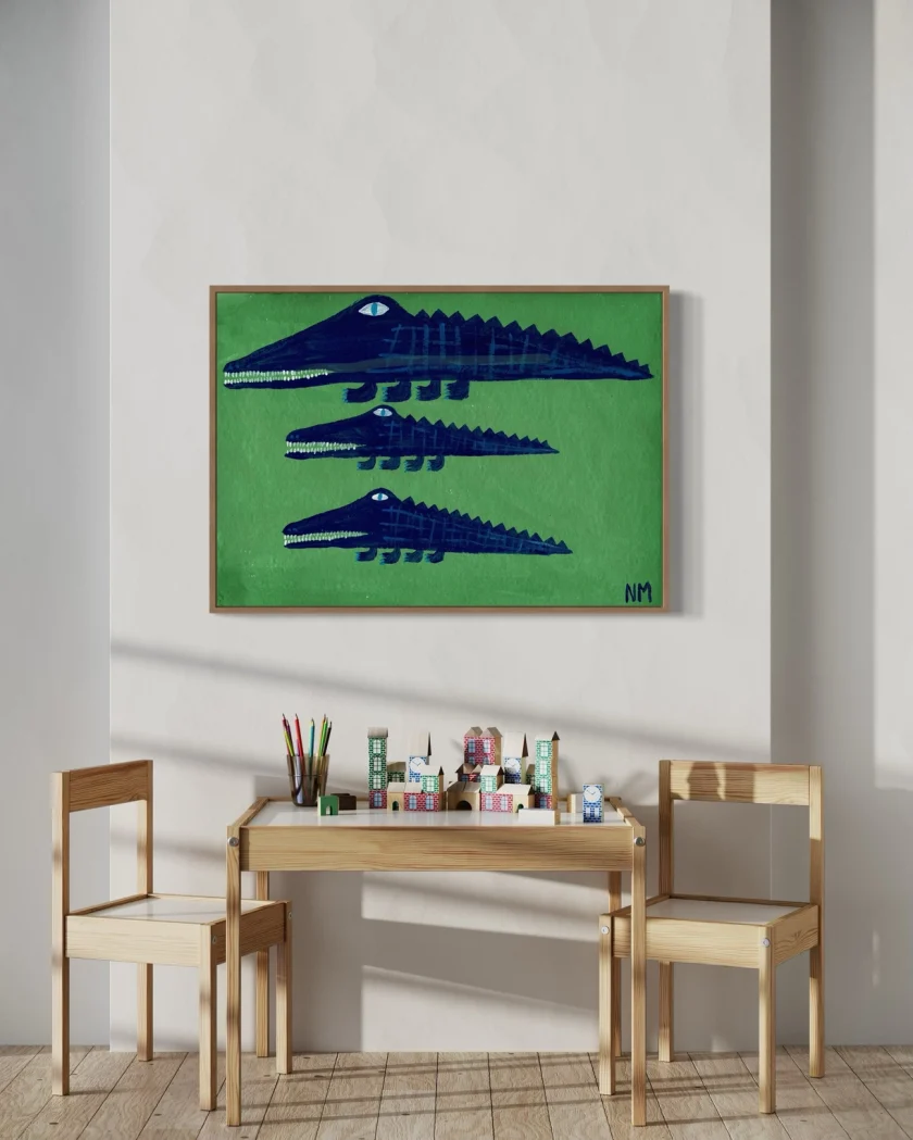 Nancy McKie "Blue crocodiles" – Bild 4