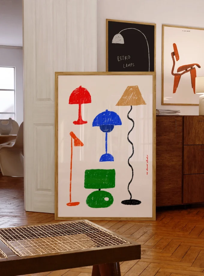 RM Decor Studio "Lamps" Print