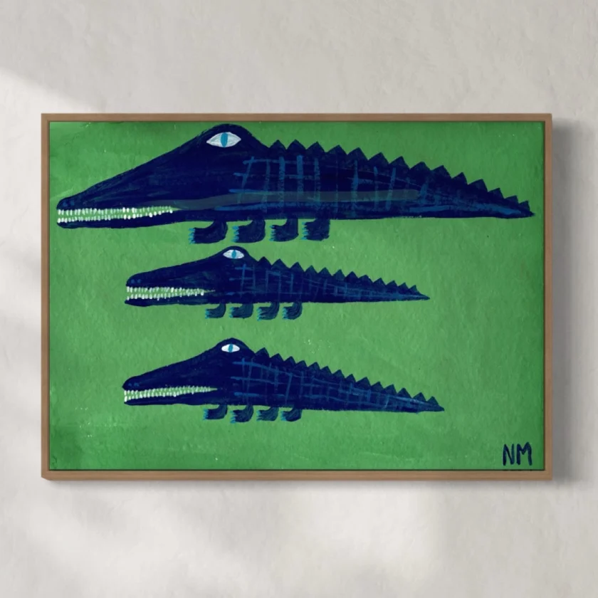 Nancy McKie "Blue crocodiles" – Bild 3