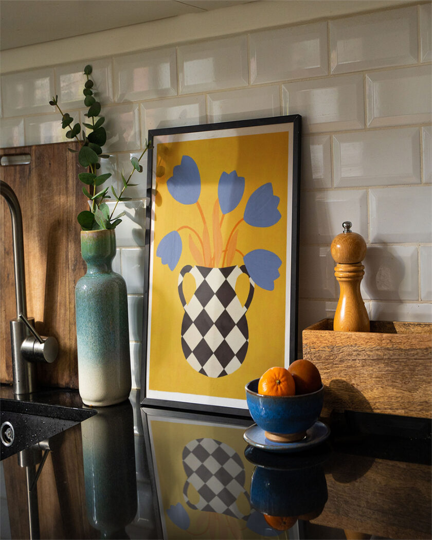 El buen limon, Vase und Tulpen – Bild 2