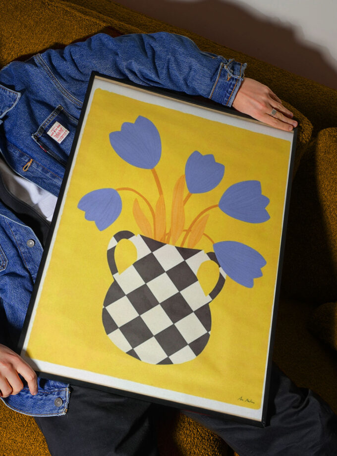 El buen limon, Vase und Tulpen