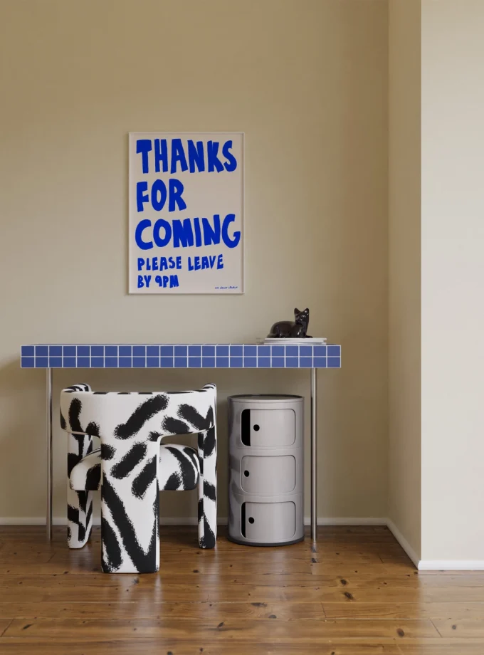 RM Decor Studio "Thanks for Coming" Print