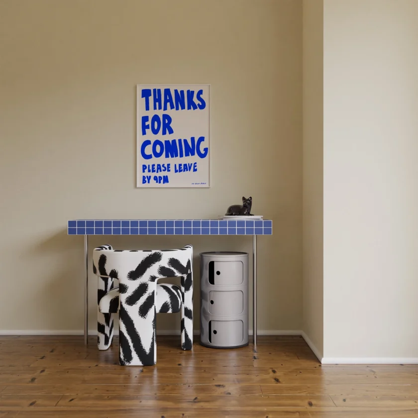 RM Decor Studio "Thanks for Coming" Print