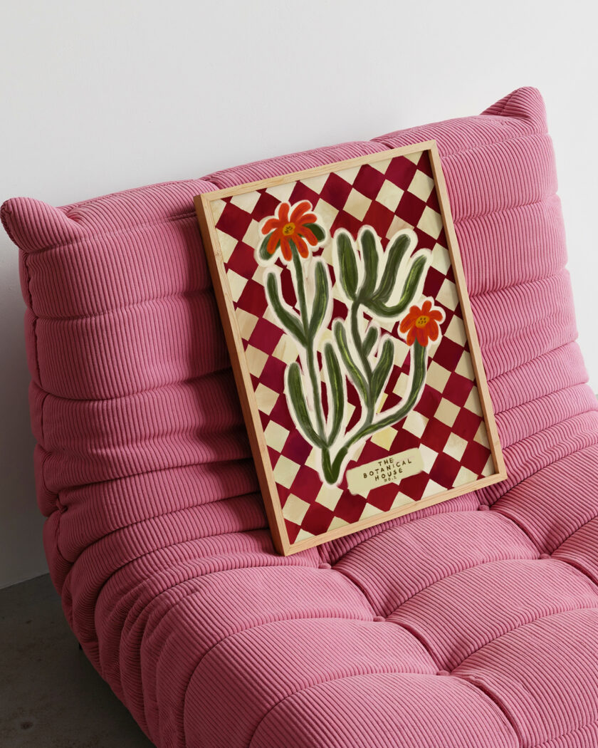 Kate Fox Design "Red Flower"