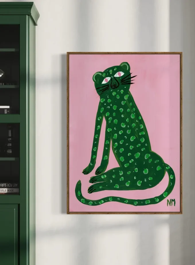 Nancy McKie "Green leopard"