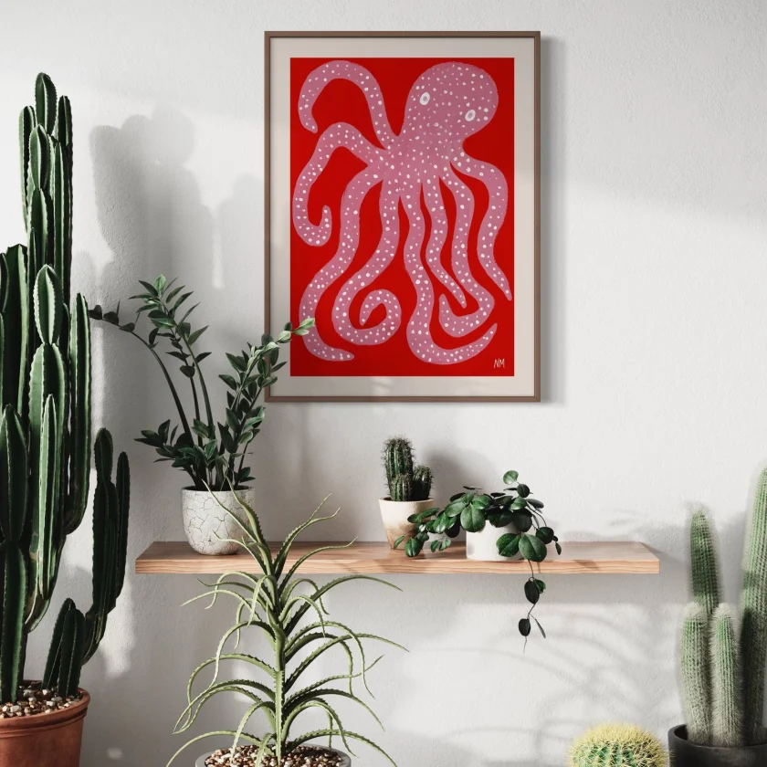 Nancy McKie "Pink Octopus" – Bild 3