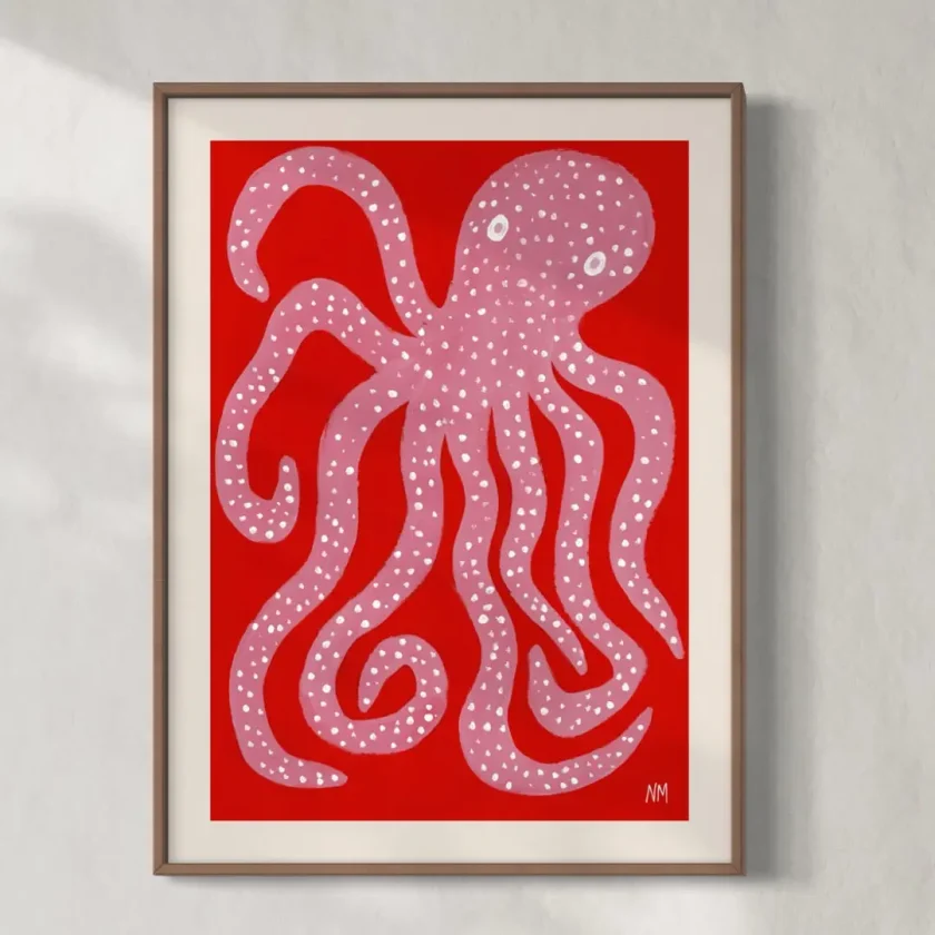 Nancy McKie "Pink Octopus"