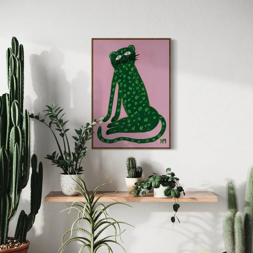 Nancy McKie "Green leopard" – Bild 3