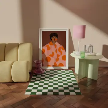 Bea Müller "Die Frau mit den orangefarbenen Punkten"