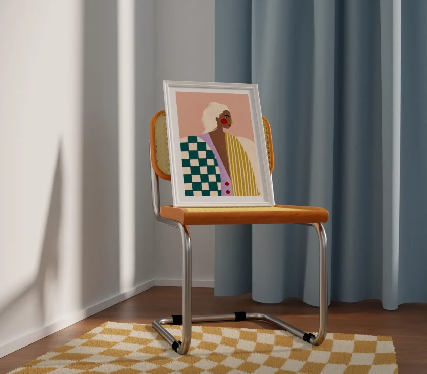 Bea Müller "Die Frau mit der flippigen Bluse"