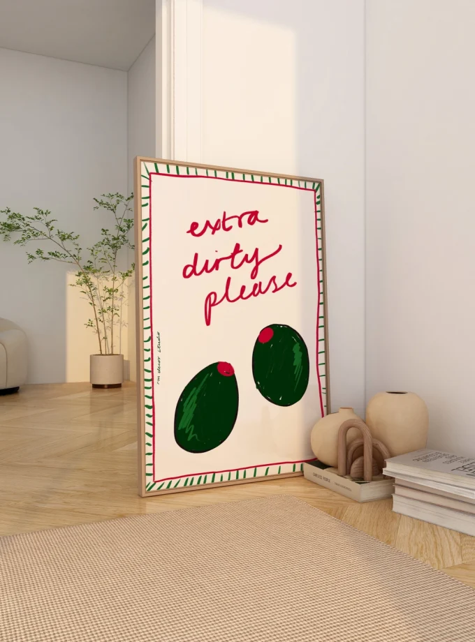 RM Decor Studio "extra dirty please" Print