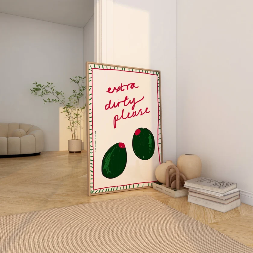 RM Decor Studio "extra dirty please" Print