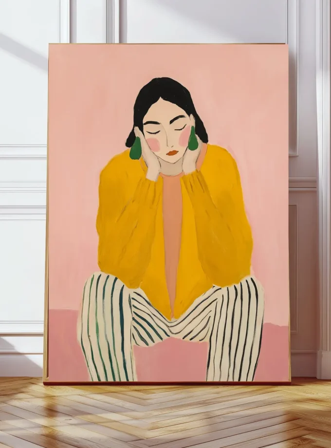 Kumo Art Prints "Striped Pant"
