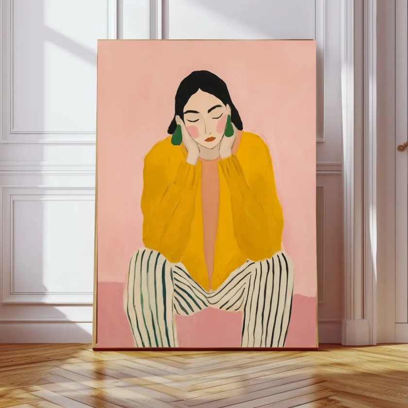 Kumo Art Prints "Striped Pant"