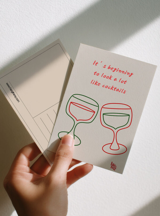 Hangtheory Postcard "Cocktails"