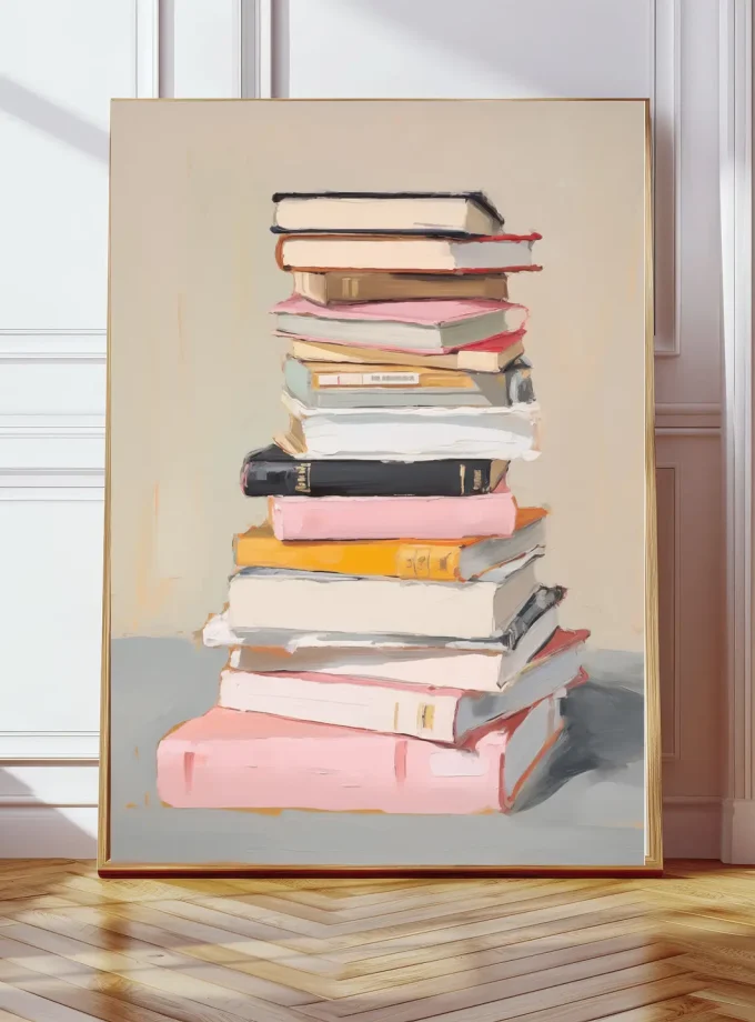 Kumo Art Prints/ "Book stack"