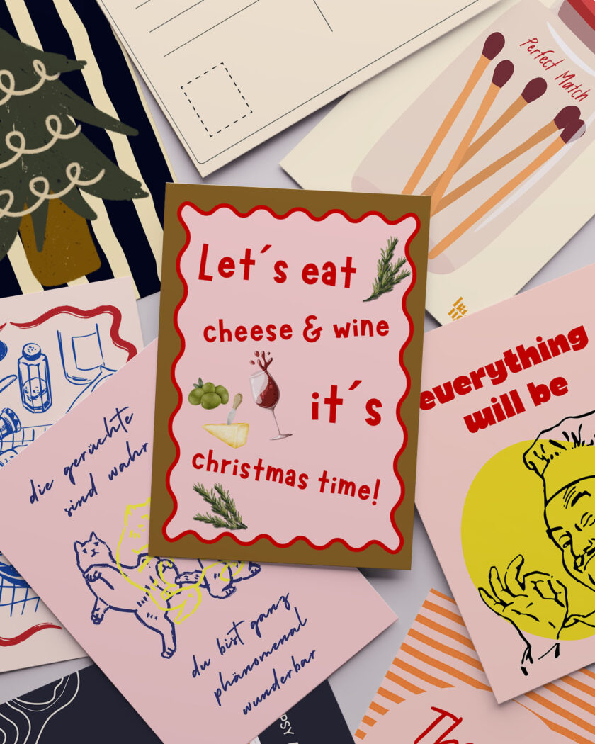 Hangtheory Postkarte "Christmas time"
