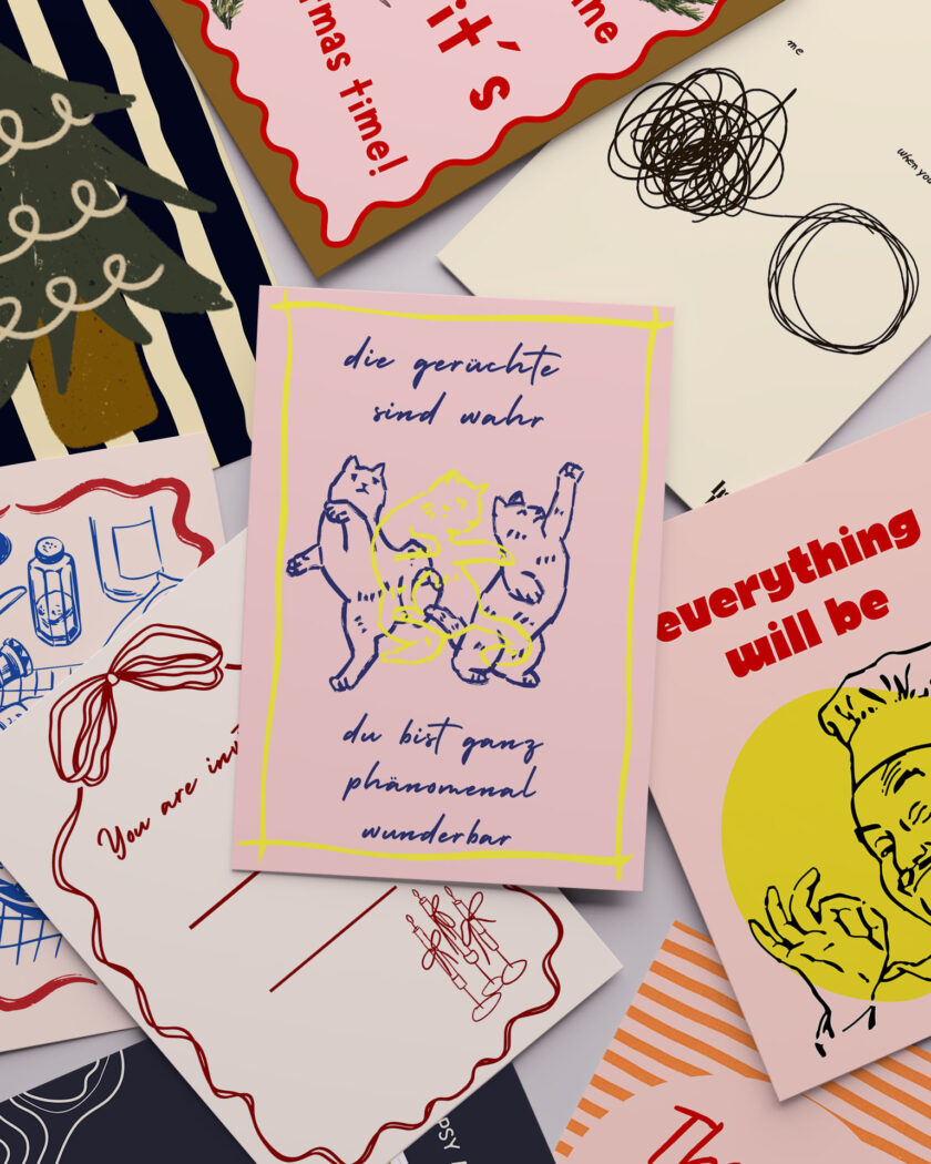 Hangtheory Postcard "Gerüchte"