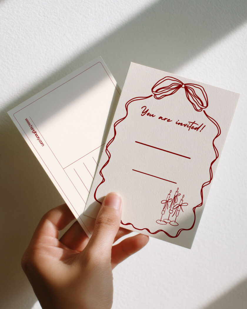 Hangtheory Postkarte "Invitation" – Bild 2