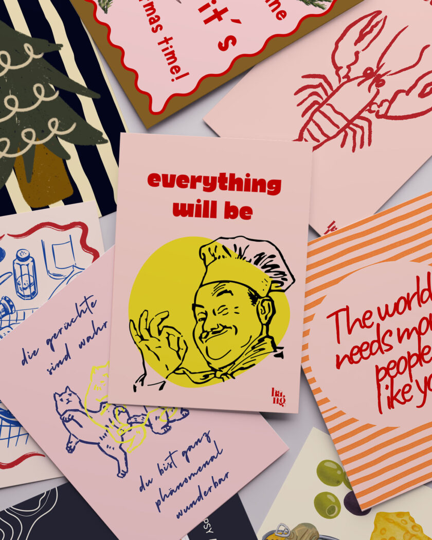 Hangtheory Postkarte "OK"