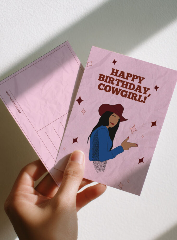 Hangtheory Postkarte "Cowgirl"