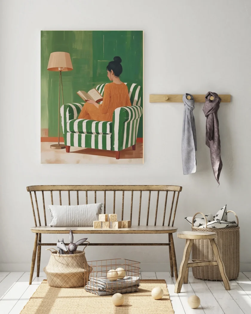 Kumo Art Prints/ "The reader" – Bild 2