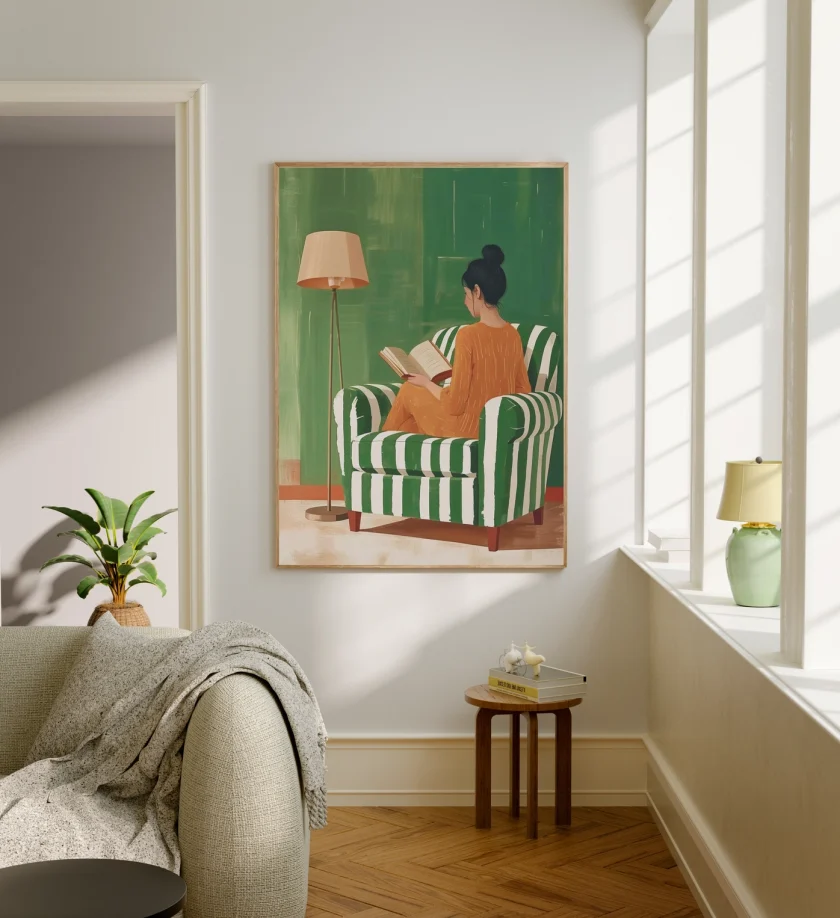 Kumo Art Prints/ "The reader" – Bild 3