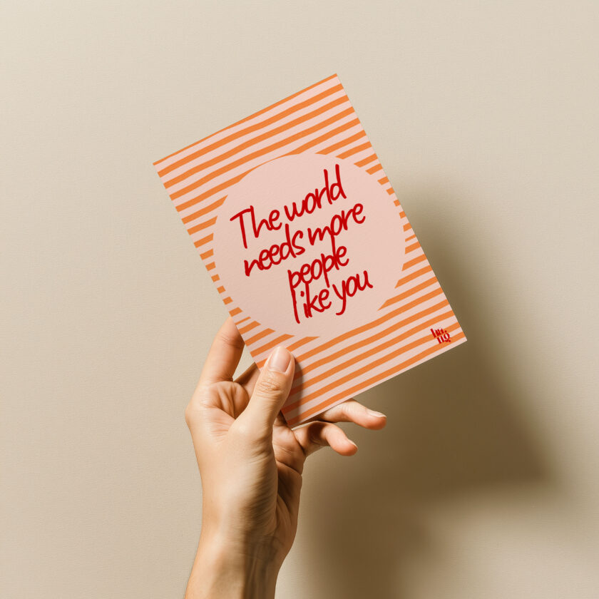 Hangtheory Postkarte "People like you"