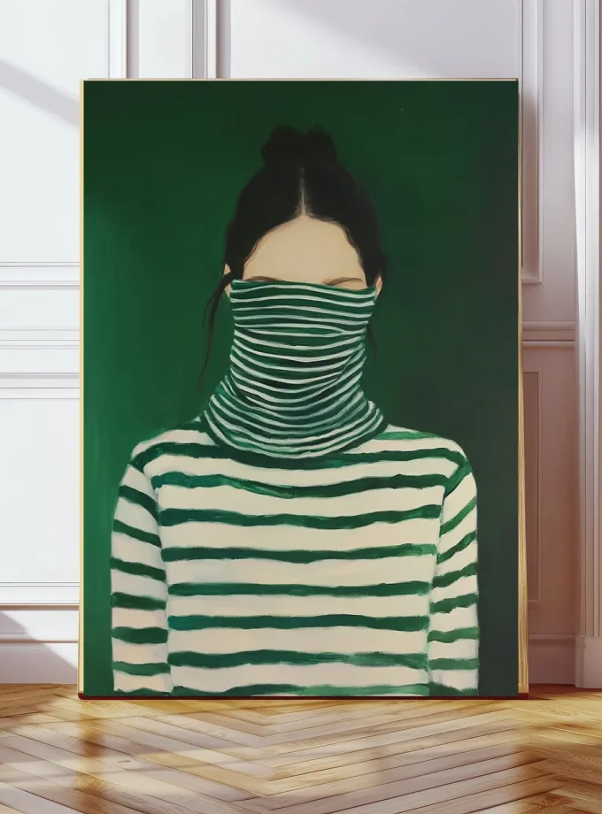 Kumo Art Prints "Green Woman"