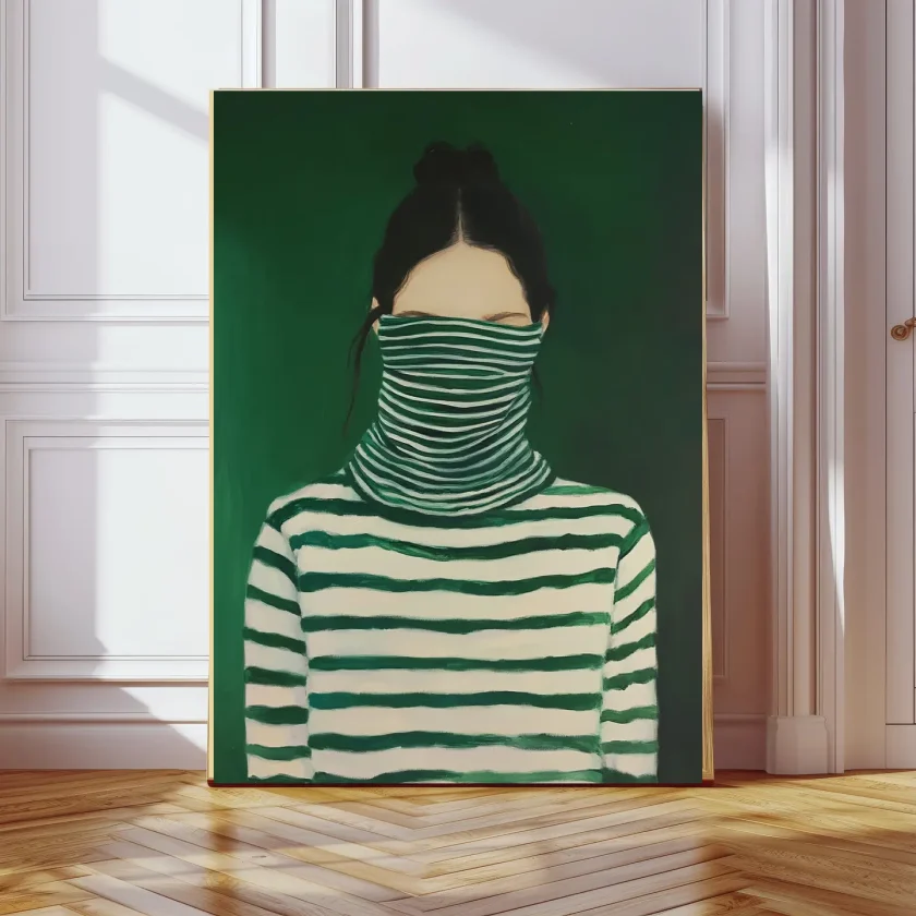 Kumo Art Prints "Green Woman"